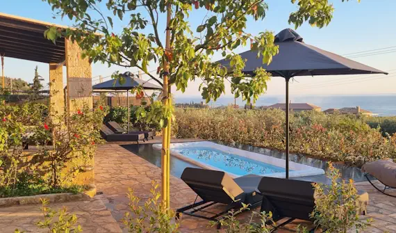 Kardamily stone house balcony